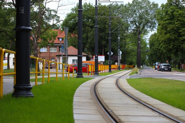 Zmodernizowane torowisko przy ul. Bydgoskiej