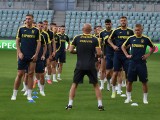 Reprezentacja Ukrainy trenowała we Wrocławiu przed meczem z Anglią