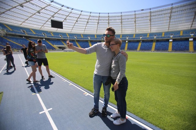 Zwiedzanie w dzień Stadionu Śląskiego to fajna atrakcja, ale w nocy - jeszcze lepsza.