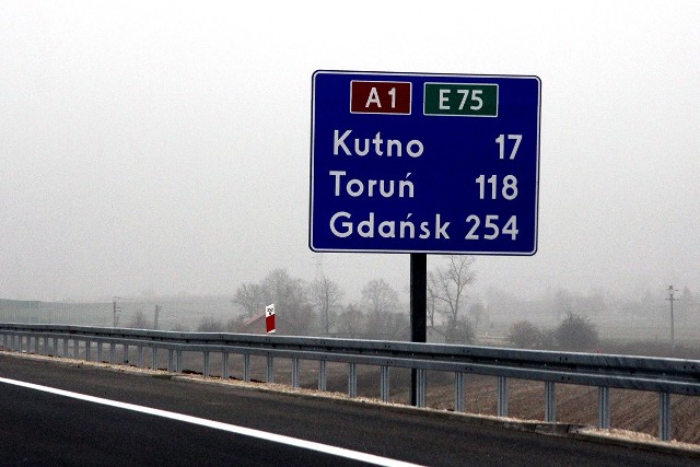 Odcinek autostrady A1 Stryków - Kowal oddano do użytku w listopadzie 2012 roku