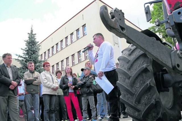 Rolnicy w spawie odszkodowań protestowali już m.in. przed urzędem wojewódzkim w Białymstoku.