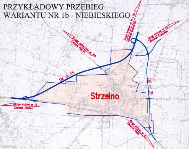 Firma opracowująca warianty obwodnicy sugeruje jako najlepsze rozwiązanie taki przebieg obwodnic jak prezentujemy ma mapce. Jednak ostateczny przebieg trasy wybierze Generalna Dyrekcja Dróg Krajowych.