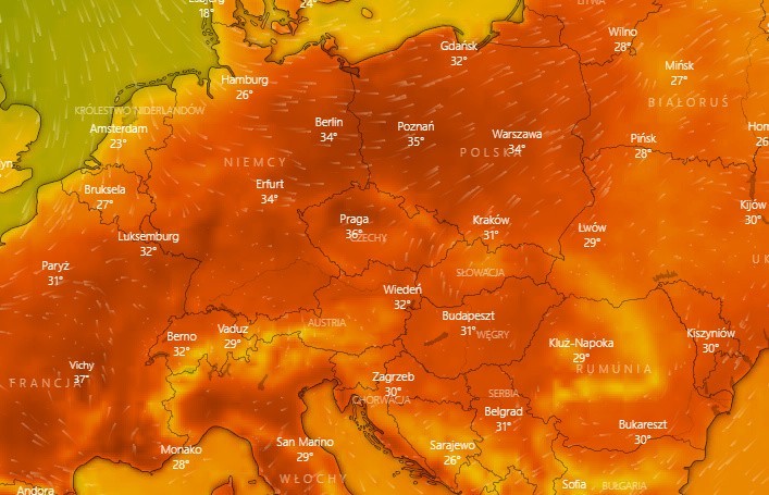 Tak było wczoraj po południu