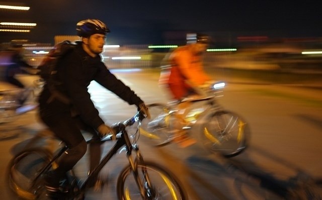 Night Biking w Katowicach