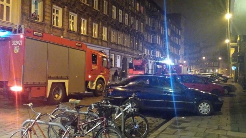 Wrocław: Pożar w mieszkaniu przy Henryka Pobożnego (FOTO)