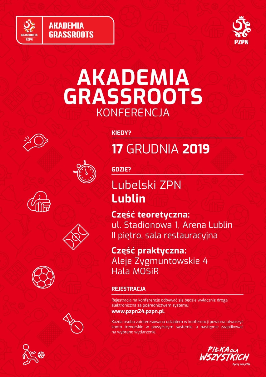 Akademia Grassroots - bezpłatna konferencja o szkoleniu dzieci i młodzieży już wkrótce w województwie lubelskim