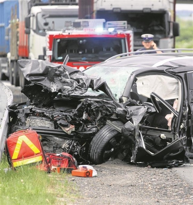 Samochód pijanego księdza wjechał w auto Dawida 13 czerwca 2013 r.