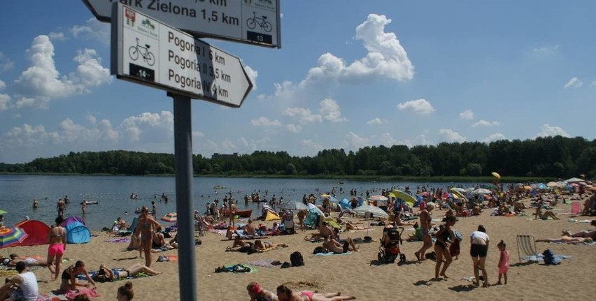 Pogoria (Dąbrowa Górnicza) - generalnie na plaży obowiązuje...