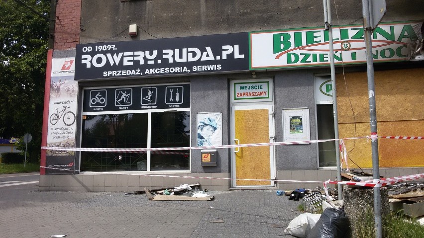 Ruda Śląska: Podpalił sklep racą. Sprawca schwytany