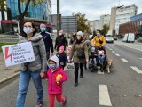 Strajk Kobiet w Toruniu. Protest wózkowy na ulicach miasta [zdjęcia]