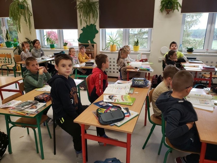 Dzieci ze szkoły w Przyłęku uczyły się pierwszej pomocy od ratowników i strażaków