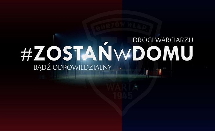 Warta Gorzów robi challenge. Cel? Walka z koronawirusem