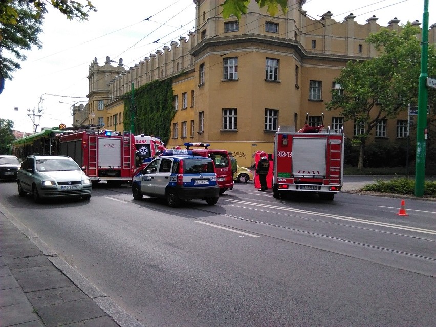 Grunwaldzka: Śmiertelny wypadek. Zginął kierowca motocykla