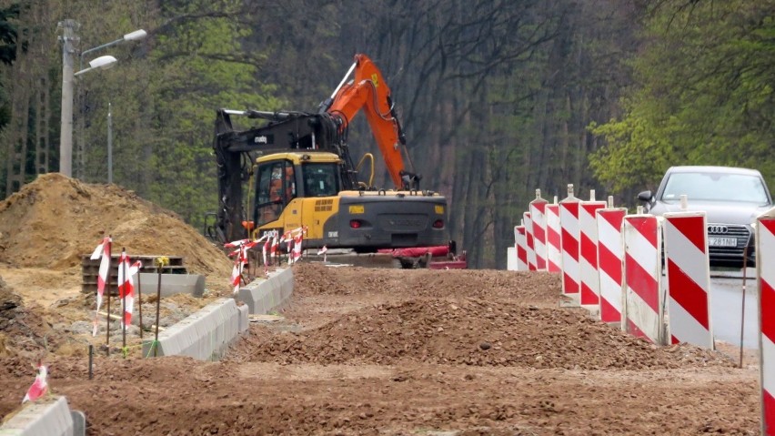 Przebudowa drogi Police-Szczecin w Przęsocinie – 6.05.2021