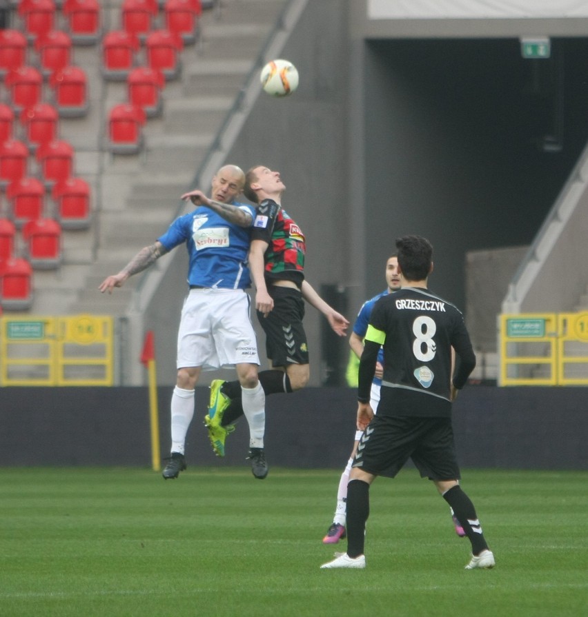 I liga piłkarska. Sandecja Nowy Sącz przegrała z GKS Tychy [ZDJĘCIA]