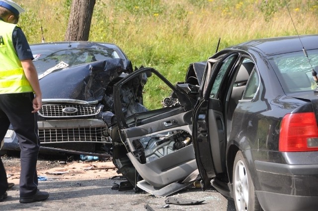 Wypadek w Borczu na DK nr 20 - 8.07.2013 r.