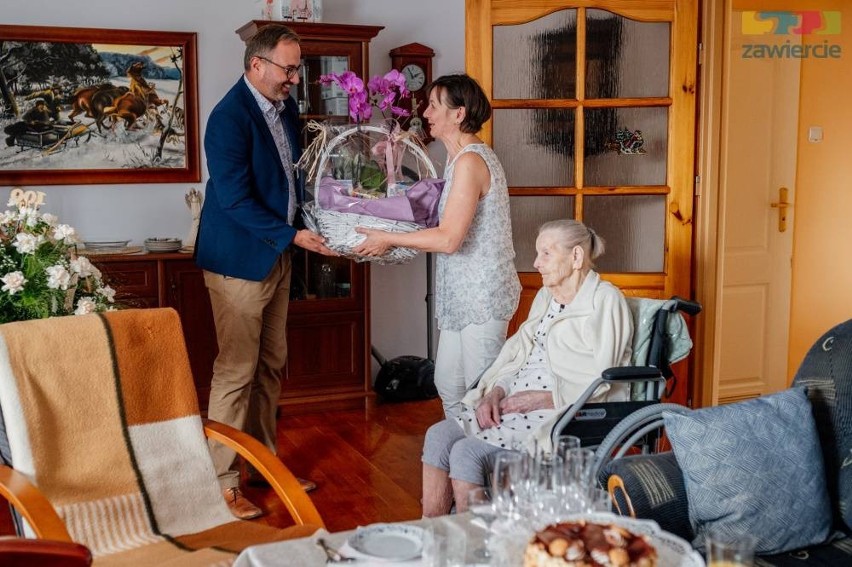 Katarzyna Olszewska z Zawiercia obchodziła wczoraj swoje 100.urodziny.