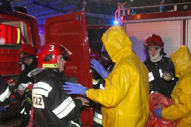 Akcja strażaków przy Braniborskiej - 30.11.2016