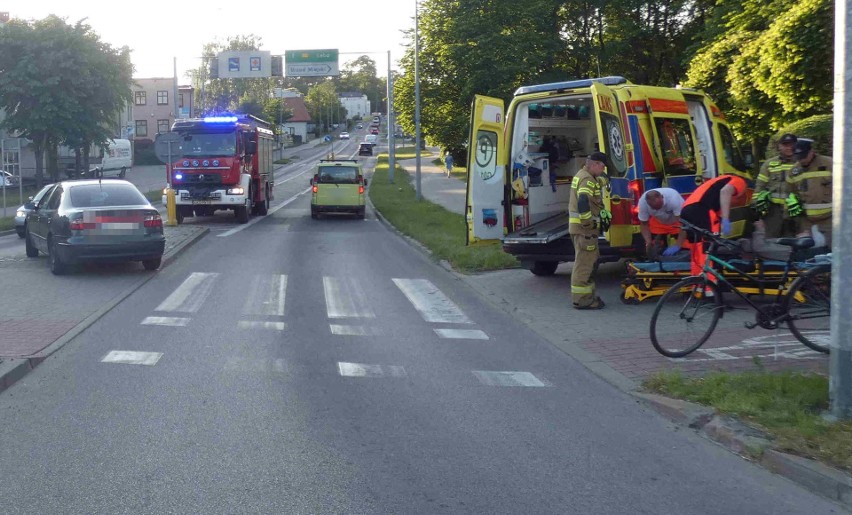 Na ul. Szopińskiego doszło do potrącenia rowerzysty
