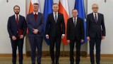 Prezydent Andrzej Duda powołał nowych doradców. Mariusz Kamiński i Maciej Wąsik na ceremonii
