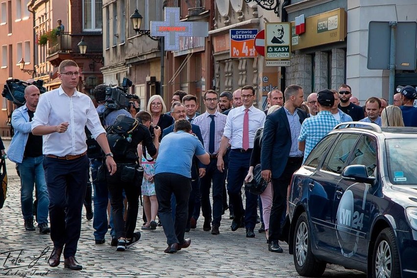 Premier Mateusz Morawiecki w Kluczborku.