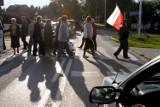 Protest mieszkańców Szerokiego. Zablokowali Nałęczowską (ZDJĘCIA)