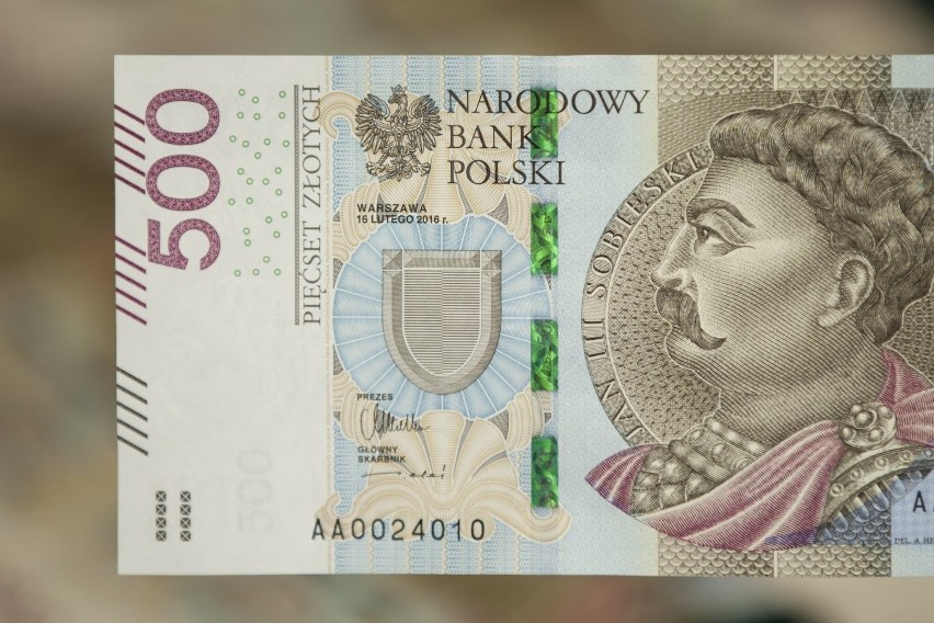 Nowy banknot 500 złotych trafi do obiegu 10 lutego 2017