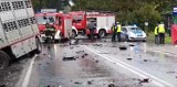 Dwie osoby zginęły pod Brodnicą po zderzeniu hyundaia z ciężarówką