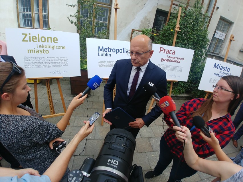 Wybory 2018. Krzysztof Żuk przedstawił cztery filary swojego programu wyborczego