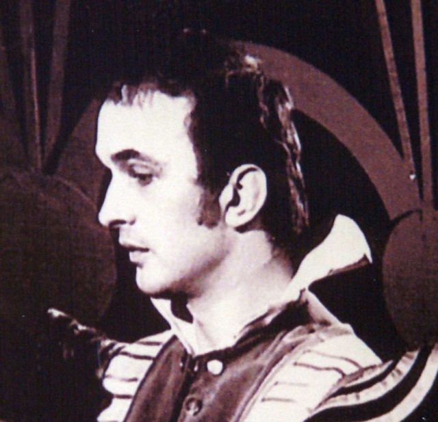 Robert Wiciński w kostiumowej roli teatralnej w latach 70.