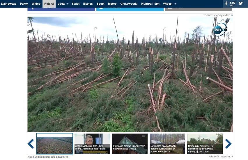 Tragedia w Suszku. Bilans nawałnicy, która przeszła nad...