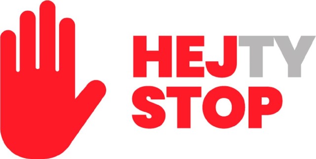 Logo naszej akcji #HejTySTOP