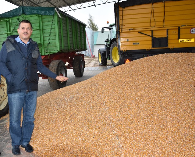 Henryk Kiełkowski chciałby zainwestować także w większą suszarnię zbóż