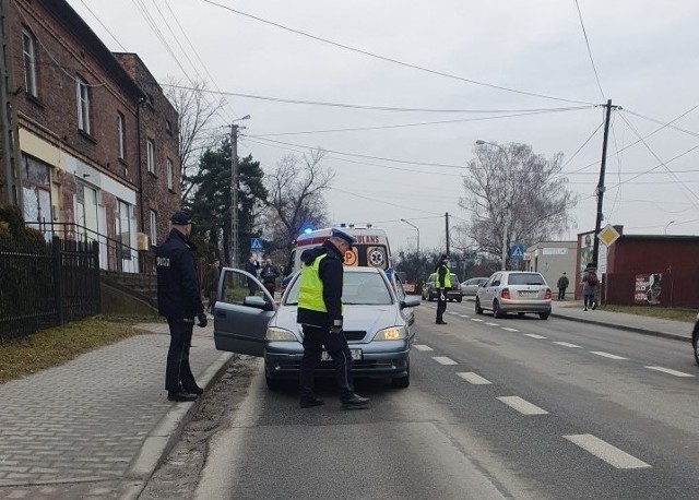 Śmiertelny wypadek na przejściu dla pieszych w Chełmku, 11 luty 2022r.