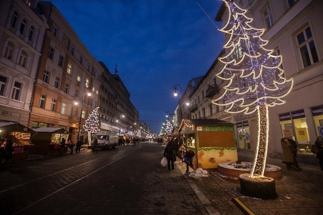 Na Piotrkowskiej znów staną świąteczne stragany.