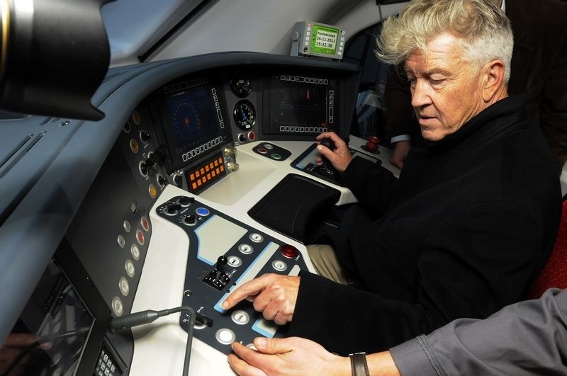 David Lynch prowadził pociąg bydgoskiej Pesy [zdjęcia]