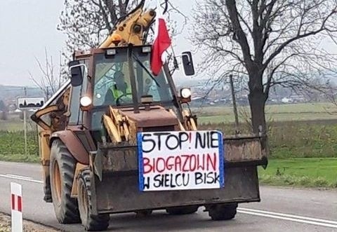 Mieszkańcy gminy Skalbmierz nie ustępują. W czwartek zorganizowali w Sielcu Biskupim kolejny protest