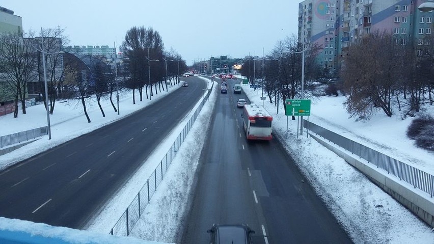 Jazda częstochowskimi drogami wymaga dziś nie lada...