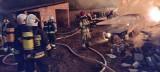Pożar zabudowań gospodarskich w Bronisławiu pod Strzelnem. Spłonęły między innymi dwa samochody. Zobaczcie zdjęcia