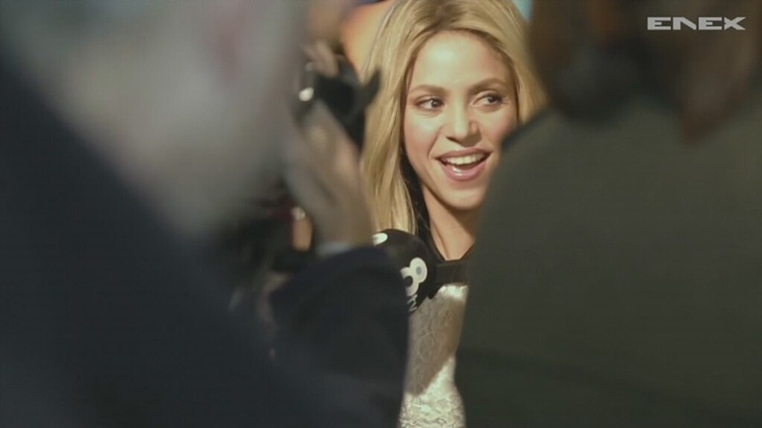 Shakira na premierze w błysku fleszy.

fot. ENEX/n-news