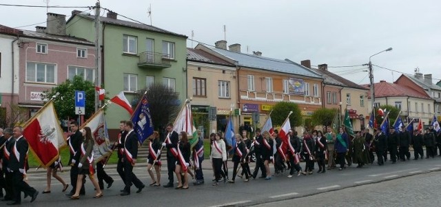 Obchody uchwalenia Konstytucji 3 Maja w Staszowie.