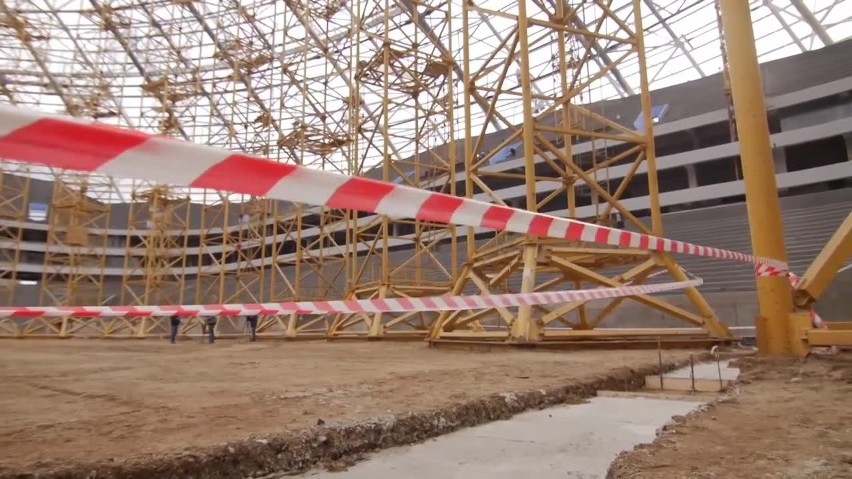 Samara Arena wciąż w budowie. Działacze FIFA monitorowali postęp prac