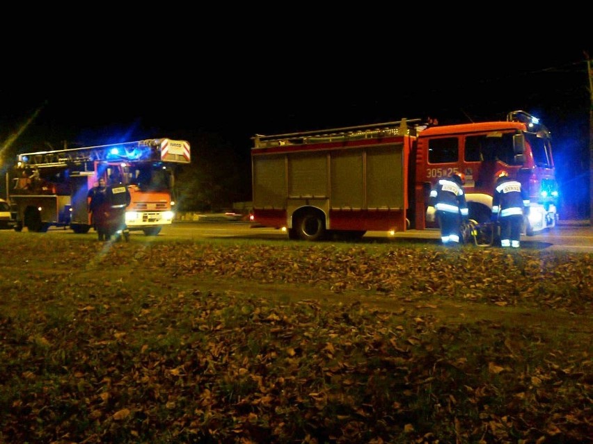 Pożar w wieżowcu przy al. Rydza-Śmigłego