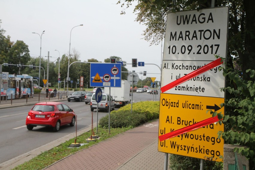 Tak wyglądają wrocławskie ulice dwa dni przed maratonem.