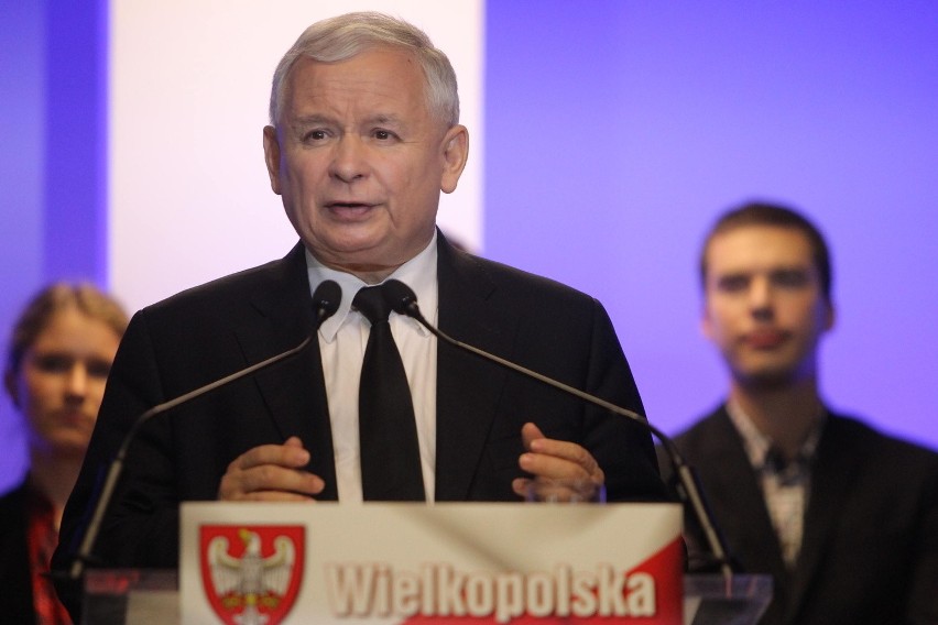 Wybory Samorządowe 2014: Jarosław Kaczyński na konwencji PiS...