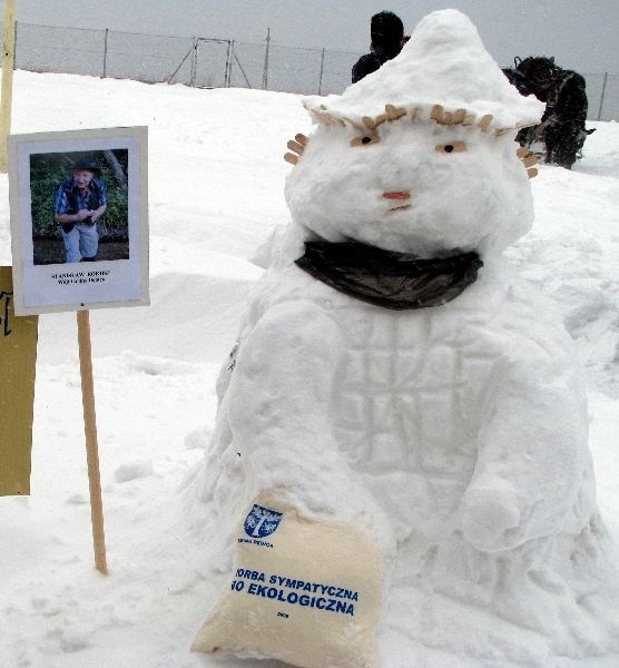 Śniegowe rzeLby VIP-ów...