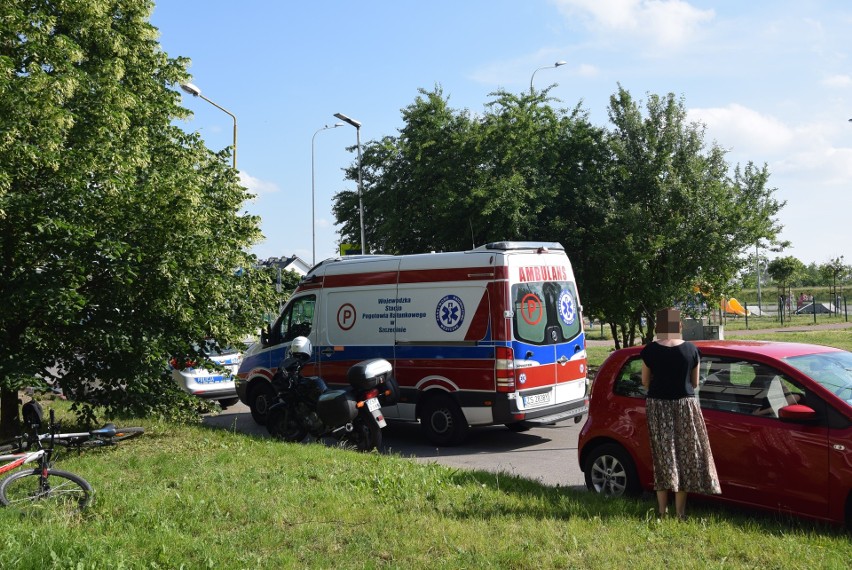 Stargard. Potrącenie 14 -letniej rowerzystki na os. Pyrzyckim 