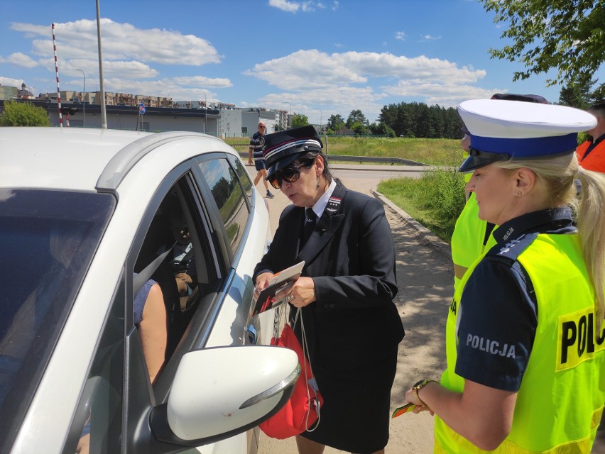 Przejazd kolejowo-drogowy na ul. Pułaskiego w Białymstoku....