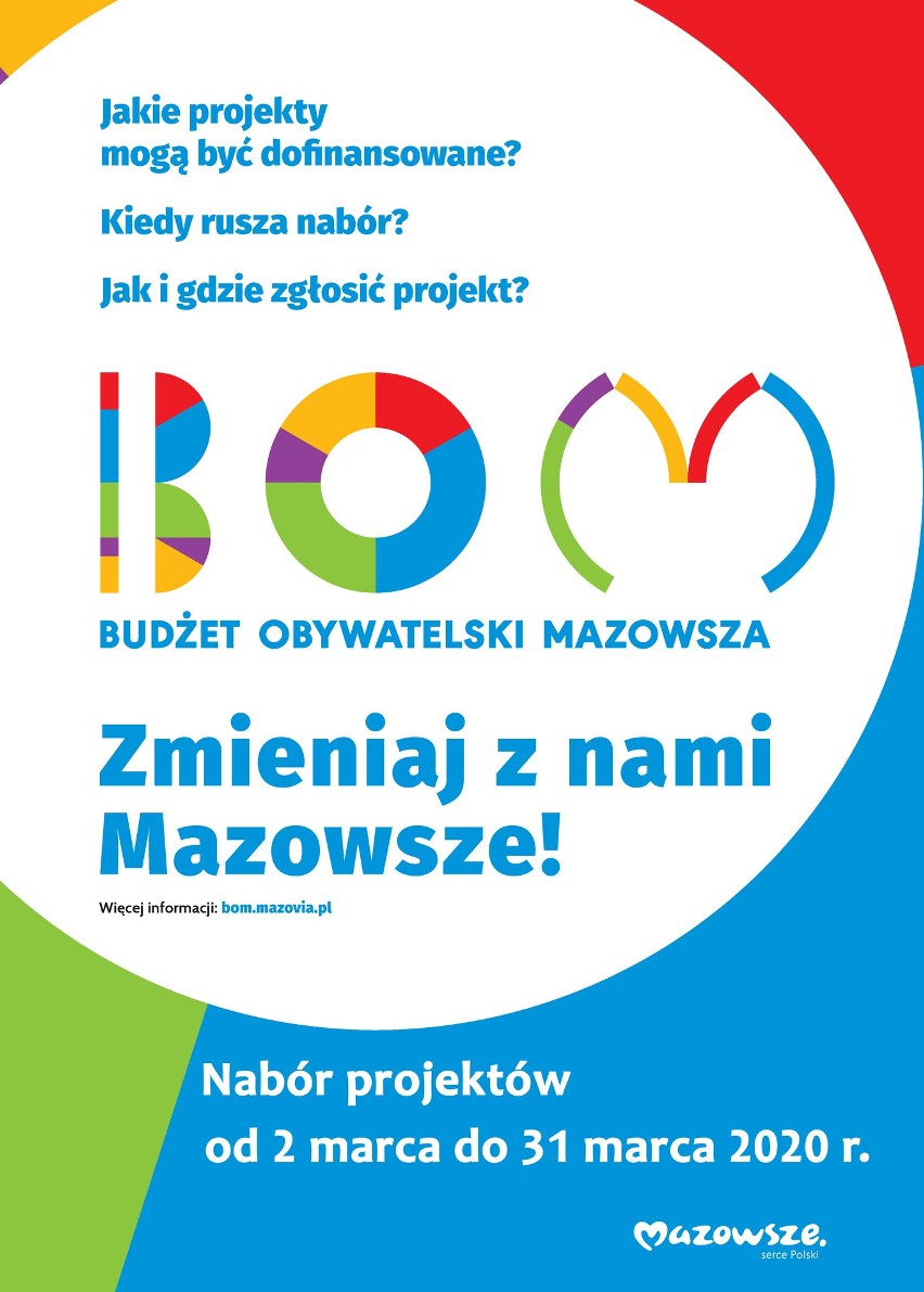 Urząd Marszałkowski Województwa Mazowieckiego zachęca: Zgłoś projekt do Budżetu Obywatelskiego Mazowsza!