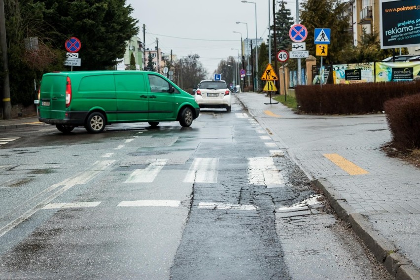 Stan ul. Bałtyckiej w środę przed południem.